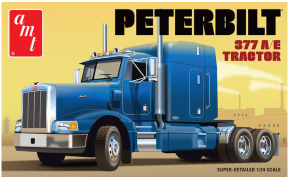 AMT 1337 Classic Peterbilt 377 A/E Tractor 1/24 Plastic Model Kit (Level 3)