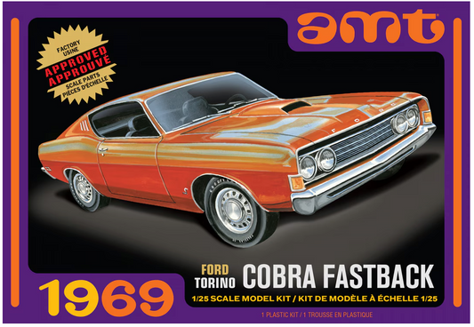 AMT  1217 1969 Ford Torino Cobra Fastback