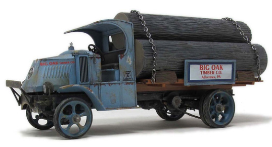 ATLANTIS MODELS 1926 MACK AC Bulldog Logging Truck 1/24 MADE IN THE USA