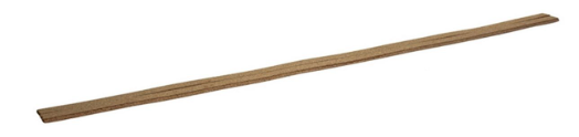 Long cork strip on a white background