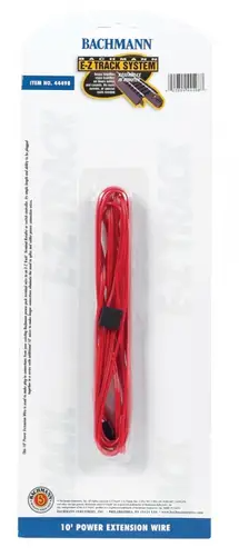 BACHMANN 44498 HO/N 10' RED TERMINAL EXTENSION WIRE 1/CARD