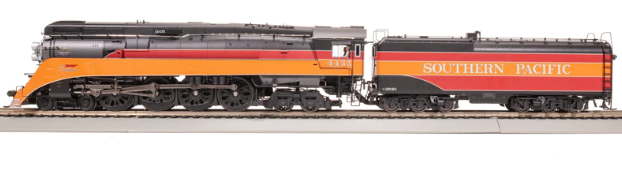 Broadway Limited Imports 7618 SOUTHERN PACIFIC GS-4, #4454, IN-SERVICE, POST WAR, DAYLIGHT PAINT, PARAGON4 SOUND/DC/DCC, SMOKE, HO