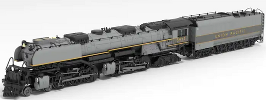 Model train set on a white background
