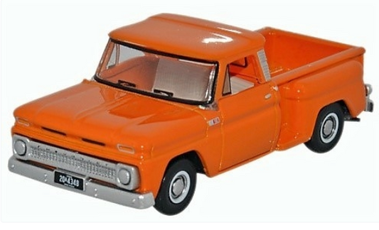Oxford Diecast HO 87CP65002 Chevrolet Stepside Pickup 1965, Orange