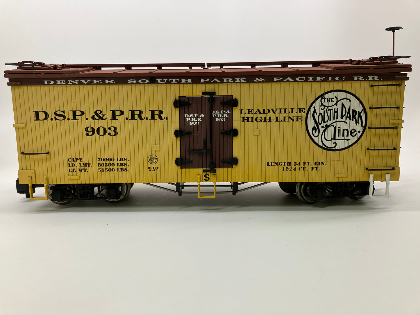 Charles Ro DSP &PRR G Scale Refer with Sound Used