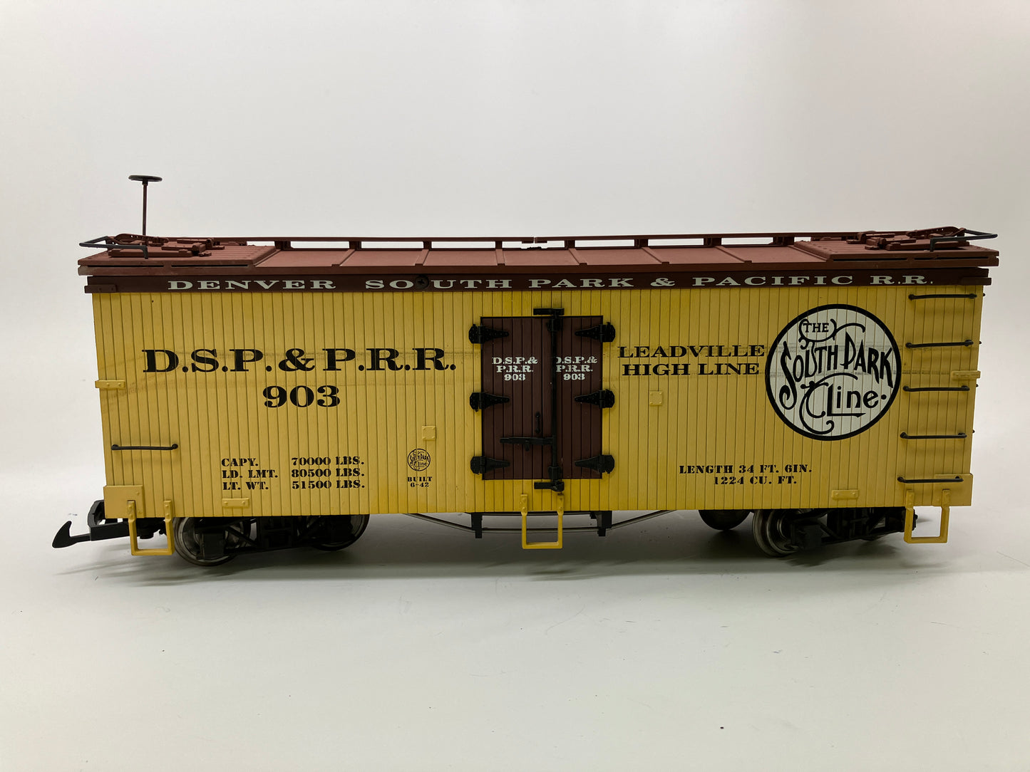 Charles Ro DSP &PRR G Scale Refer with Sound Used