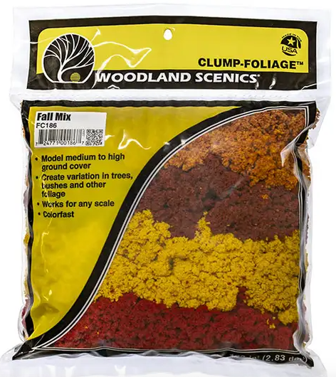 WOODLAND SCENICS FC186 CLUMP-FOLIAGE - FALL MIX