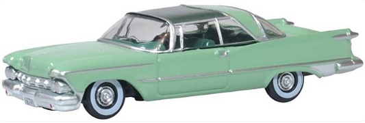 Oxford Diecast HO 87IC59002 1959 Imperial Crown Coupe, Highland Green/Ballad Green
