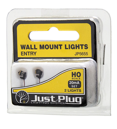 Woodland Scenics JP5655 Entry Wall Mount Lights - HO Scale