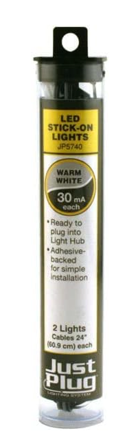 WOODLAND SCENICS JP5740 Just Plug Warm White Stick-On LED Light (2)