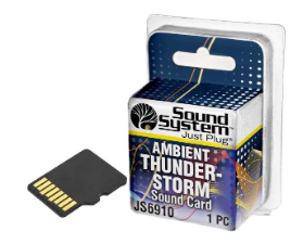 Thunder storm sound card