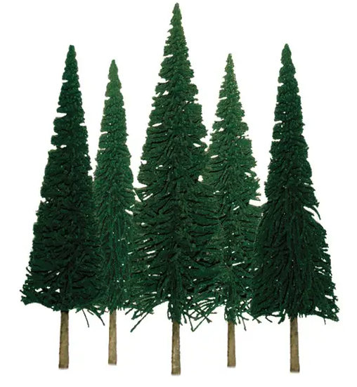 Model pine trees