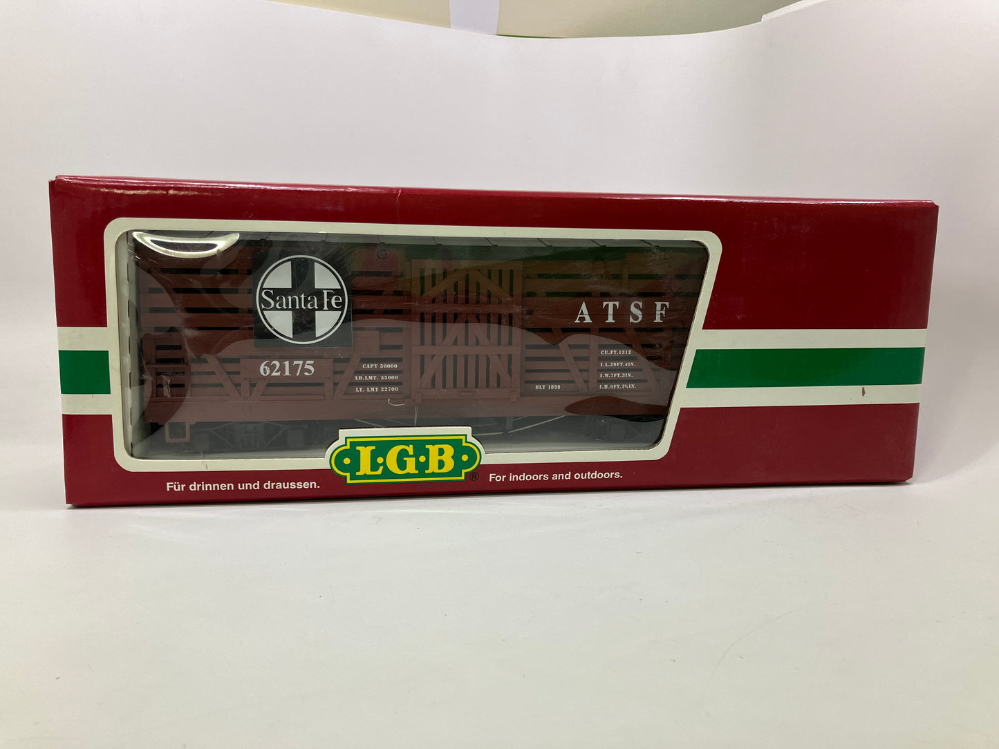 LGB 46680 G scale Santa Fe Stock Car, Collection Item