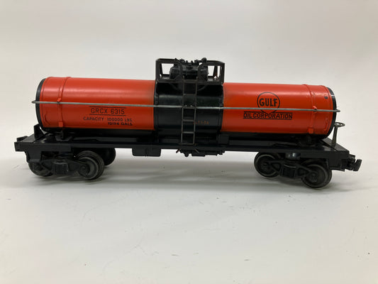 Lionel 6315 Gulf one dome chemical tank car used