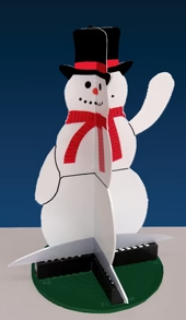 Miller Engineering 2010 3D Animated Snowman