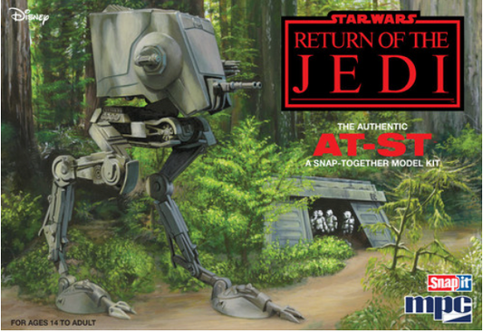 MPC966 Star Wars Return of the Jedi: AT-ST Walker (6" tall) (Snap) 1/100 MPC Models
