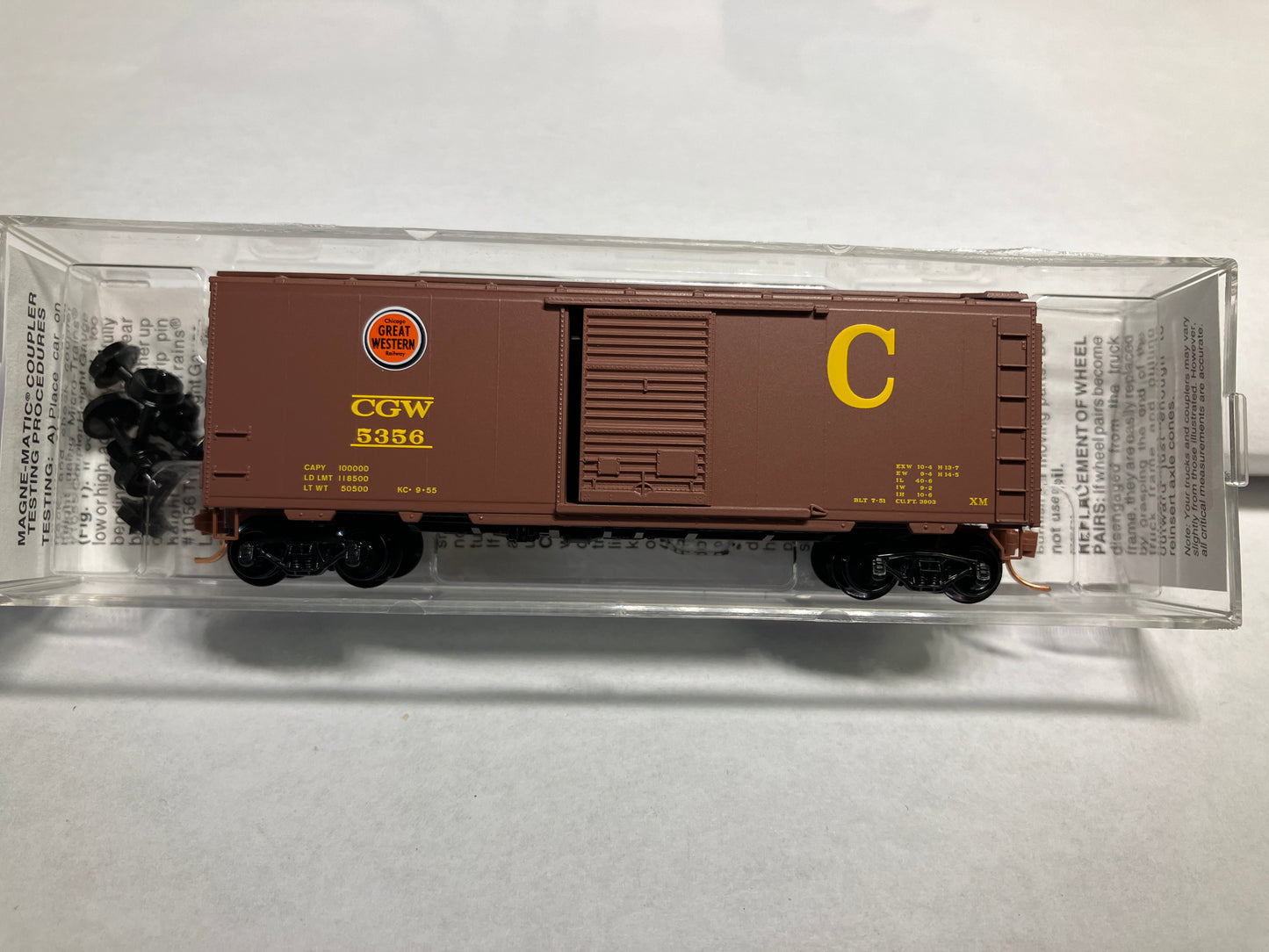 Micro Trains 02000736 Chicago Great Western Box Car