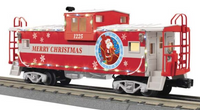 MTH 30-77382 RuggedRails Christmas Extended Vision Caboose