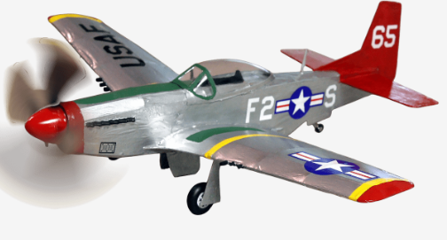 Guillow's North American P-51D Mustang Flying Model Kit