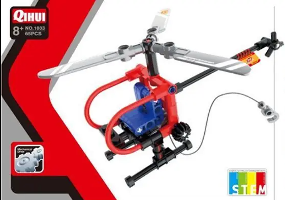 Qihui 1803 Mechanical Master Mini Rescue Helicopter