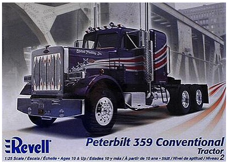 Revell-Monogram 851506 Peterbilt 359 Conventional Semi Truck