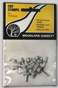 WS31 Cut Stumps Woodland Scenics | No. S31