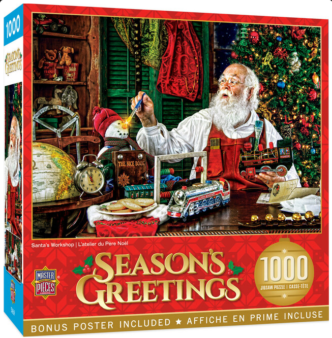 Christmas - Santa's Workshop 1000 Piece Puzzle