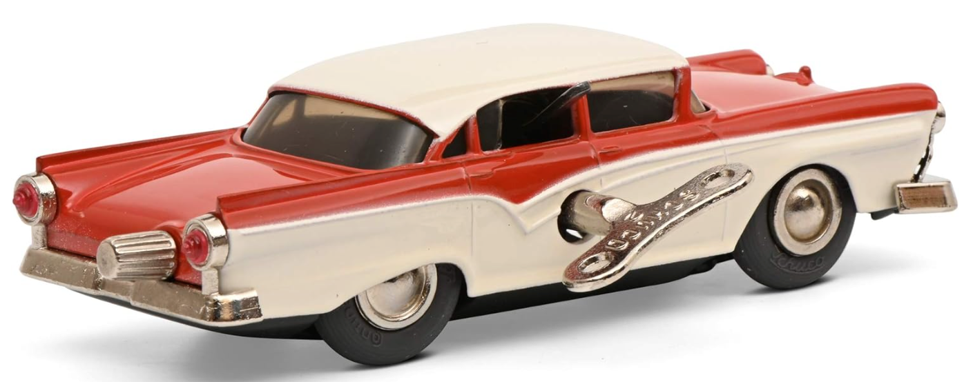 Fairlane diecast showing wind up key