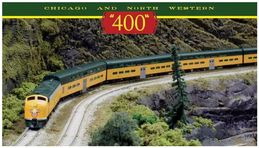 KATO 106-0046 N CHICAGO & NORTH WESTERN (CNW) “400” STARTER SET