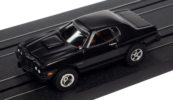 Auto World Xtraction R34 1976 Ford Torino Black for AFX HO Scale Slot Car SC368