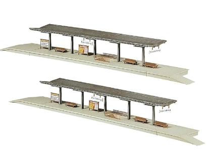 FALLER Building Kit 2/N Scale Plastic Platforms for Model Railways and Dioramas