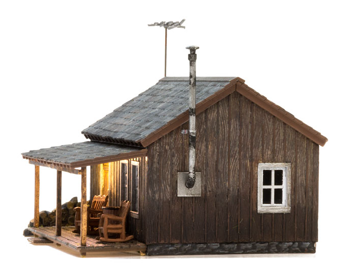 Woodland Scenics BR4955 Rustic Cabin - N Scale