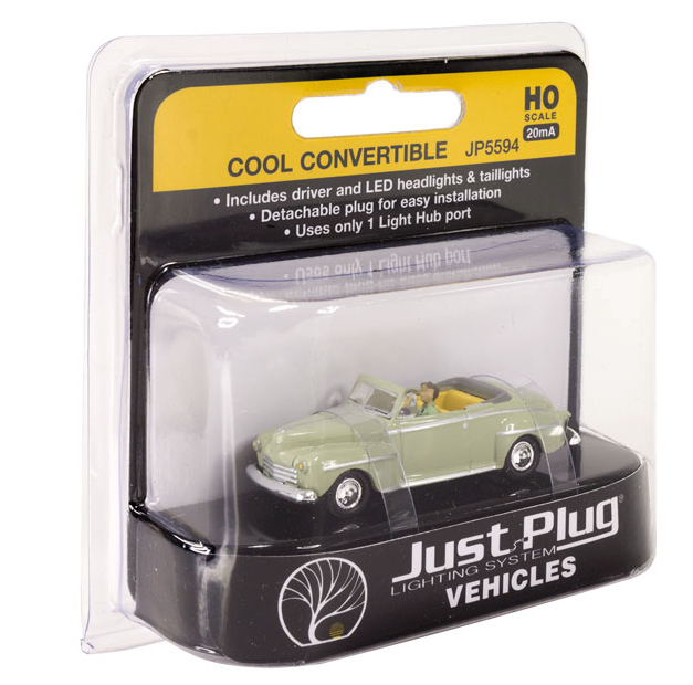 Woodland Scenics JP5594 Cool Convertible - HO Scale