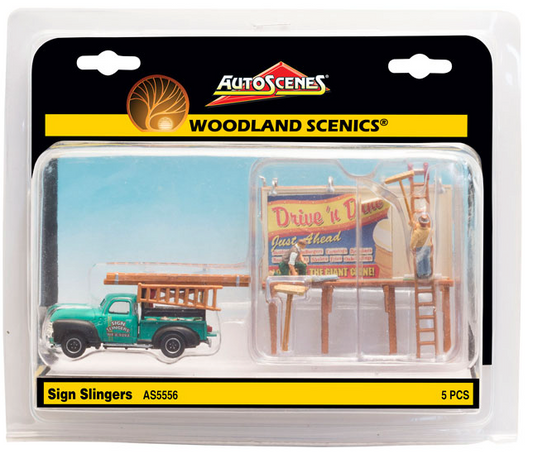 Woodland Scenics AS5556 Sign Slingers - HO Scale