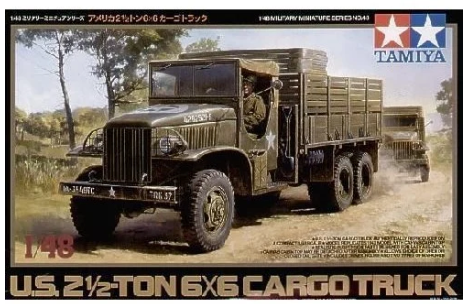 Tamiya 1:48 scale model kit box for a U.S.