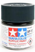 Tamiya Color acrylic paint jar with blue lid