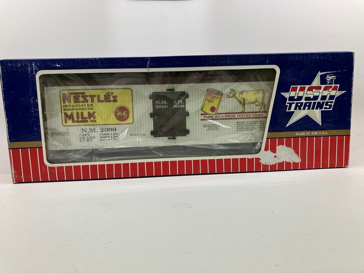 USA TRAINS 16097 NESTLE'S EVAPORATED MILK BILLBOARD REEFER