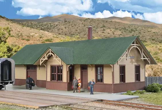 WALTHERS #933-4057 UNION PACIFIC-STYLE DEPOT -- KIT