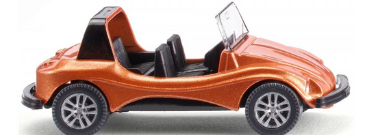 Model of a vintage car with an open top on a white background