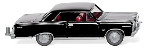 Model of a classic black car on a white background