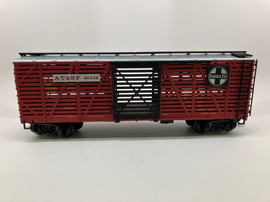 Aristo Craft Trains 46106 G Scale AT & SF Stock Car