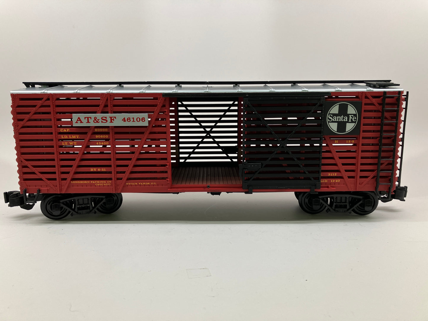 Aristo Craft Trains 46106 G Scale AT & SF Stock Car