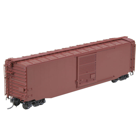 Kadee 6000 HO Scale Undecorated Sharp Slope No Lip Sill 50' PS-1 Boxcar with 9' Youngstown Door - Boxcar Red - RTR