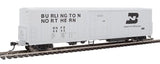 WalthersMainline (HO) Part # 910-3929 57' Mechanical Reefer - Ready to Run -- Burlington Northern BNSF #8855 (white, black, BN Logo)