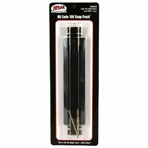 Package of Atlas HO Code 100 Snap-Track rerailers.