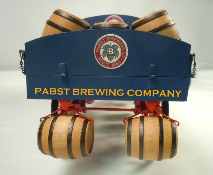 Pabst brewing company beer wagon