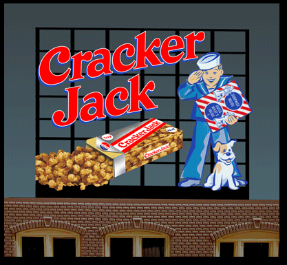 Miller Small Cracker Jack Billboard Animated lights