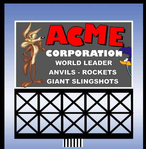 Miller Large ACME corporation sign HO,O,G