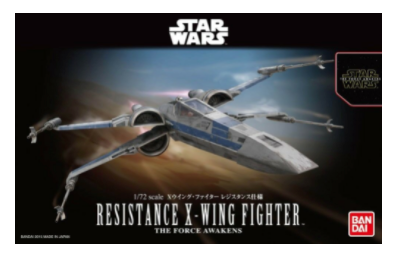 Bandai Star Wars 1/72 Resistance X-Wing Star Fighter "Star Wars: The Force Awakens"