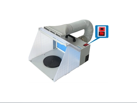 Ningbo Haosheng HS-E420DCK Portable Paint Booth with Exhaust System - 110 Volt